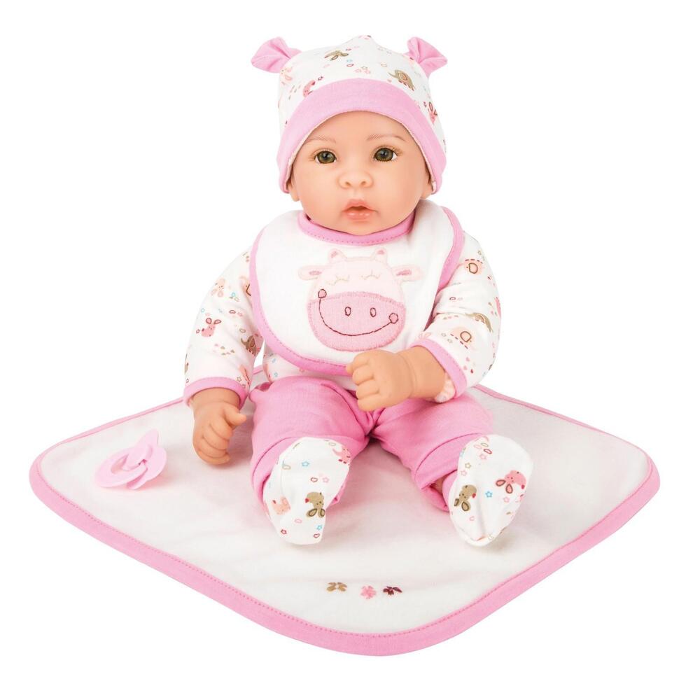Small Foot Baby Doll Hanna 7 Piece Complete Playset Pacifier Toddler Toy Ages 2+